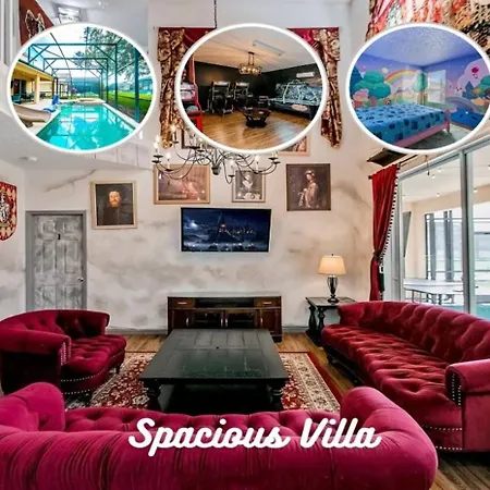 Spacious Villa With Pool And Games